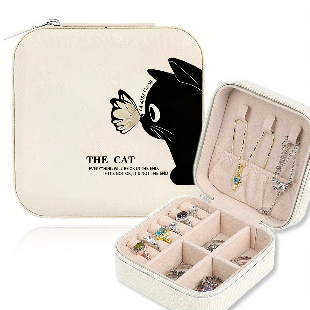 Portable Mini Travel Jewelry Box for Organizing